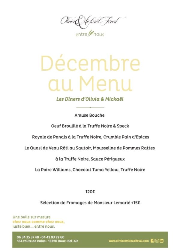 menu décembre 2024