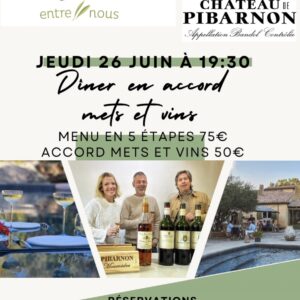 les dîners d'olivia & mickael x château de pibarnon 26 juin 2025