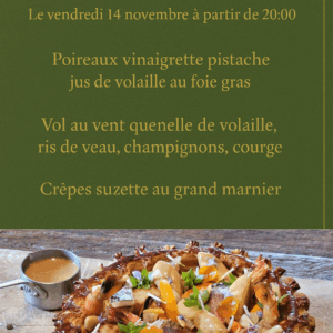 les dîners d'olivia & mickaël soirée spéciale vol au vent 14 novembre 2025