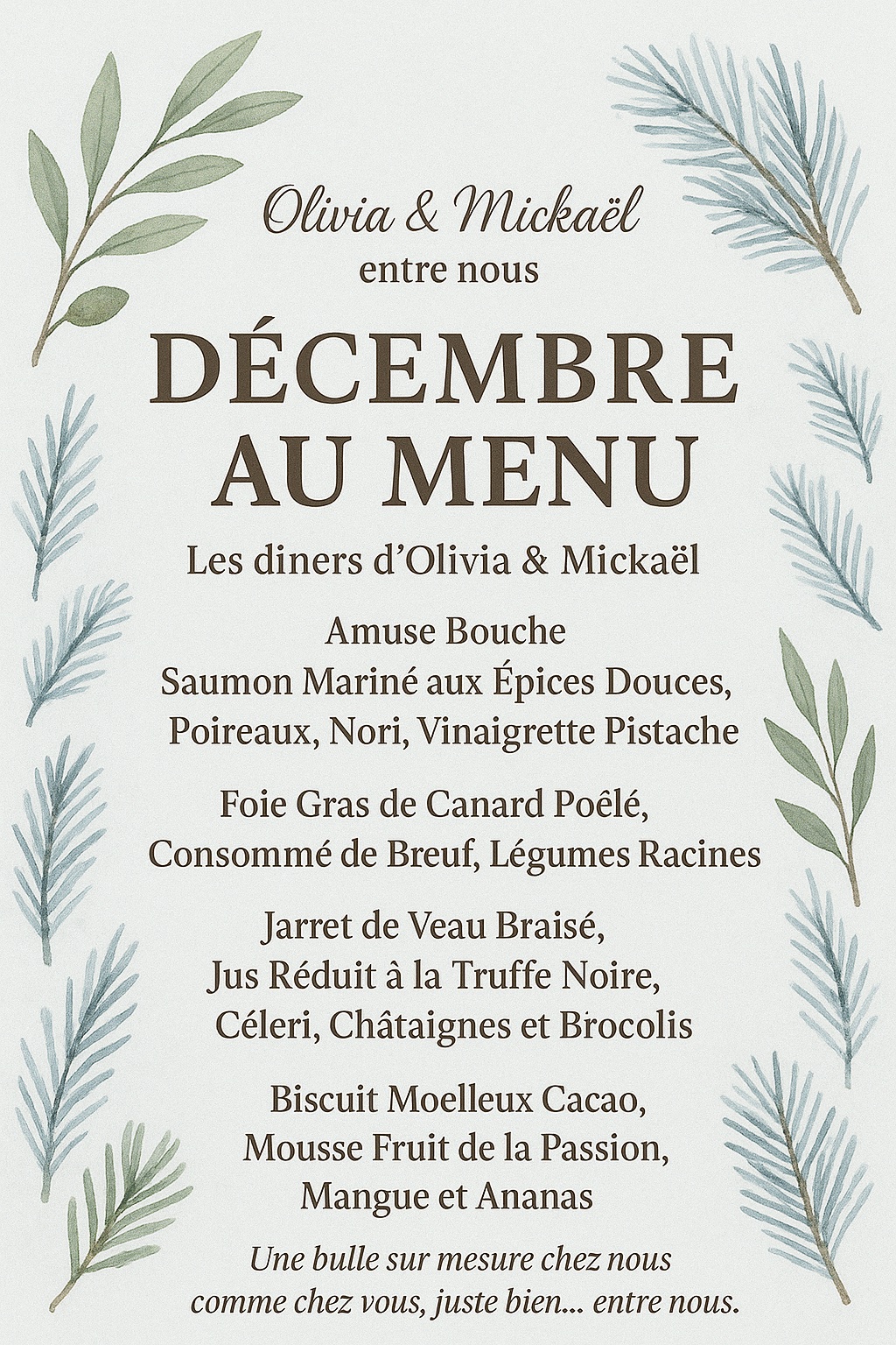 menu décembre 2025